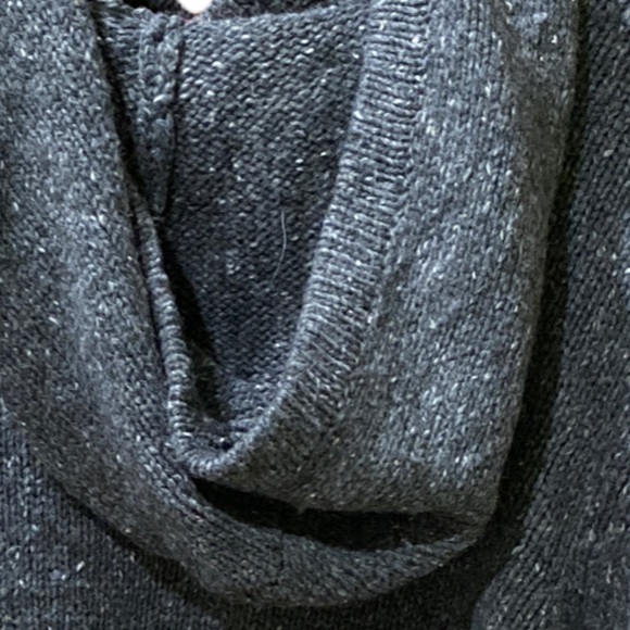 Ruff Hewn Marled Charcoal Gray Hooded Sweater - Picture 8 of 11